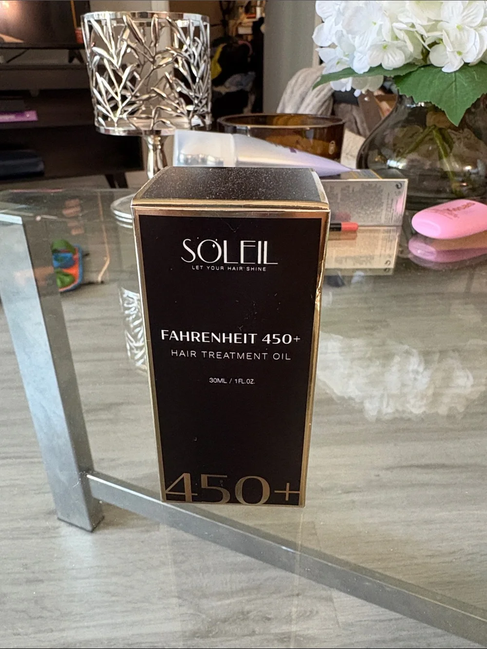Soleil Fahrenheit 450+ Hair Treatment Oil — Black